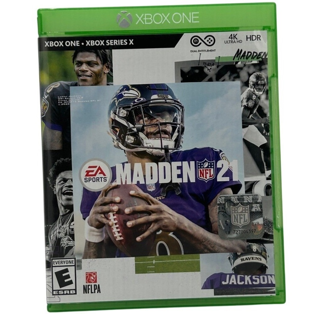 EA Sports Madden NFL 21 Xbox One Series X Lamar Jackson Excellent Football Game